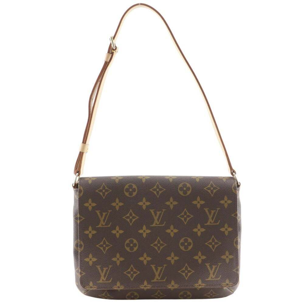 LOUIS VUITTON Brown Monogram Canvas Shoulder Bag